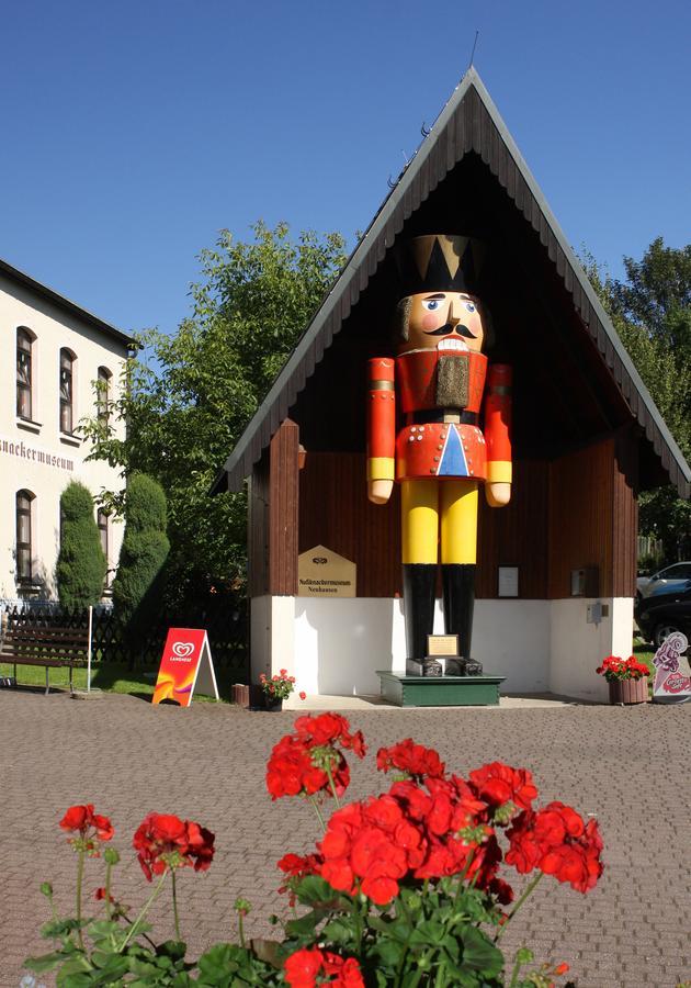 Ferienhaus Erzgebirge "An Der Trebe" Mit Kamin Und Sauna Нойгаузен Екстер'єр фото